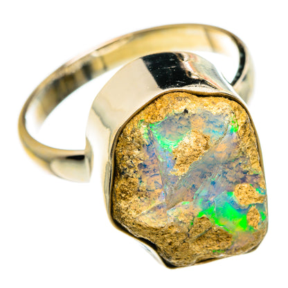 Ethiopian Opal Rings handcrafted by Ana Silver Co - RING83401