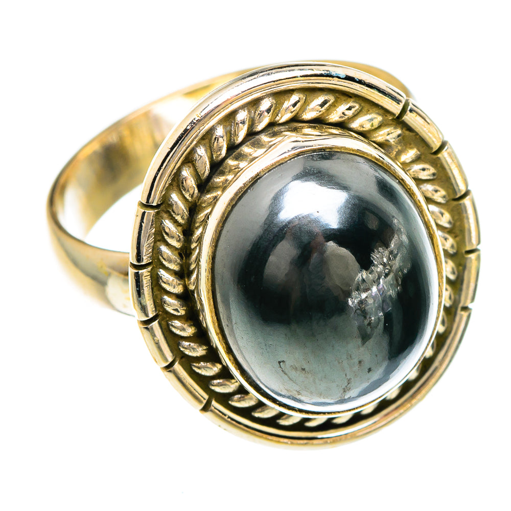 Hematite Rings handcrafted by Ana Silver Co - RING83403