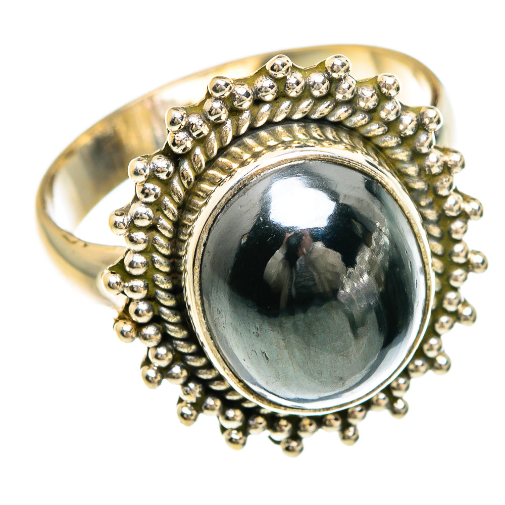 Hematite Rings handcrafted by Ana Silver Co - RING83404