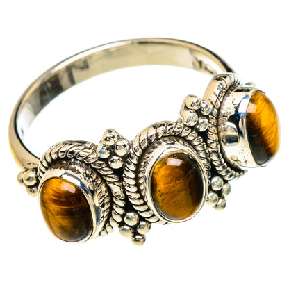Tiger Eye Rings handcrafted by Ana Silver Co - RING83420