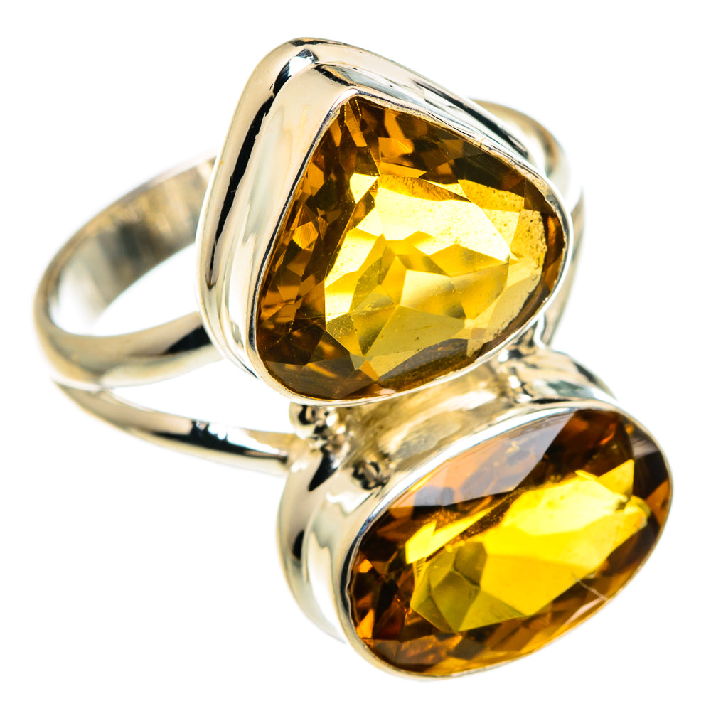 Mandarin Citrine Rings handcrafted by Ana Silver Co - RING83423