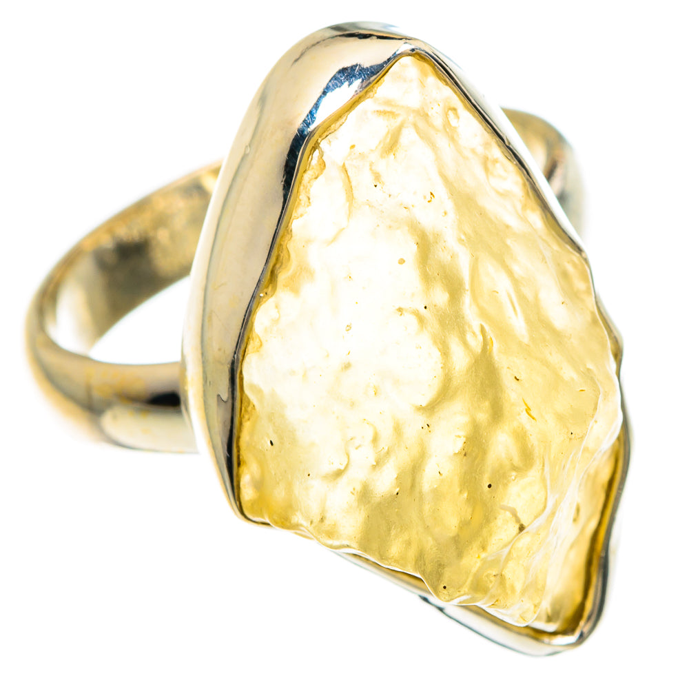 Libyan Glass Rings handcrafted by Ana Silver Co - RING83427