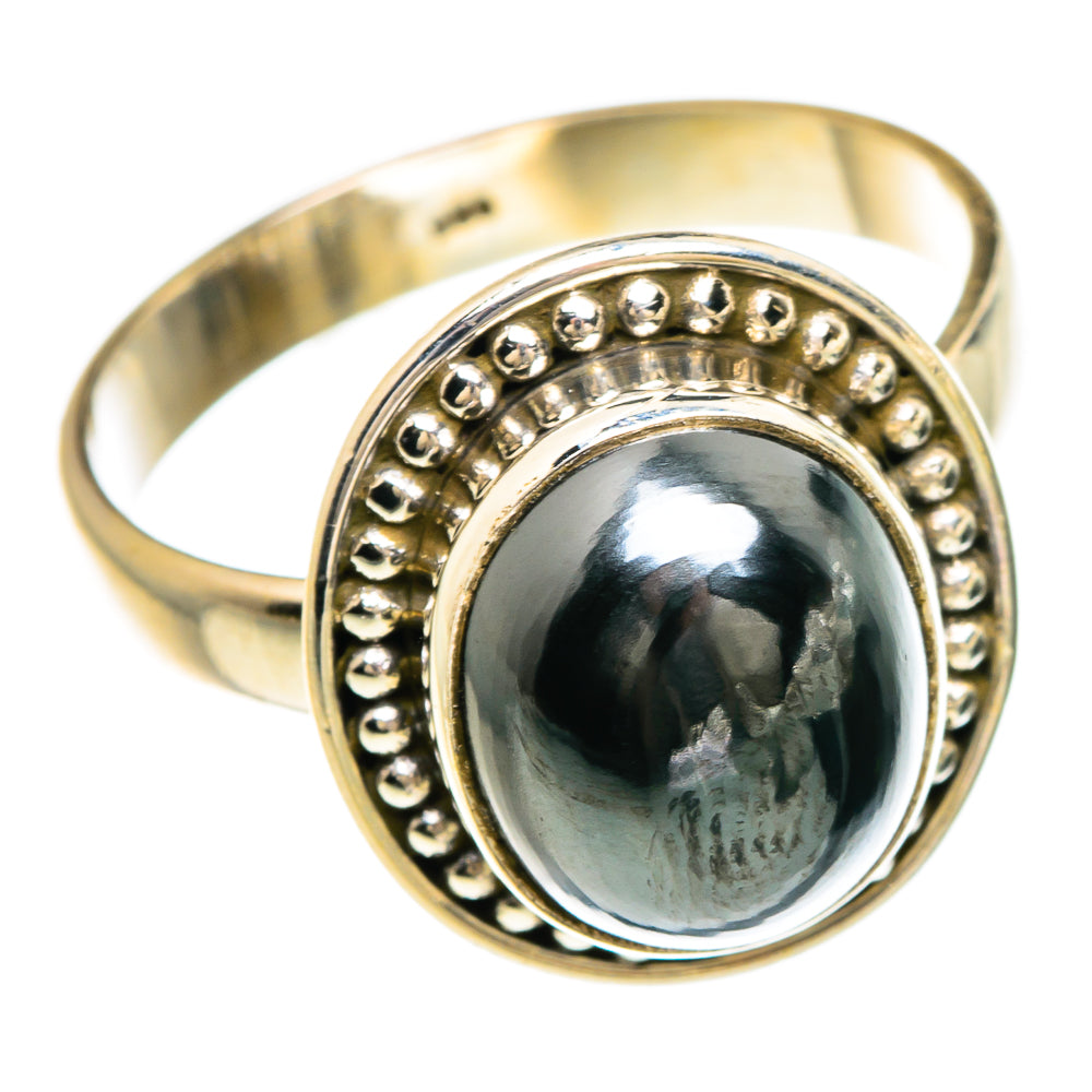 Hematite Rings handcrafted by Ana Silver Co - RING83443