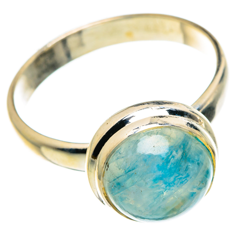 Rainbow Moonstone Rings handcrafted by Ana Silver Co - RING83456