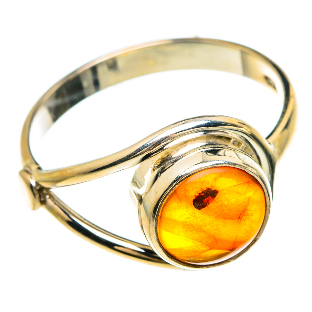 Baltic Amber Rings handcrafted by Ana Silver Co - RING83459