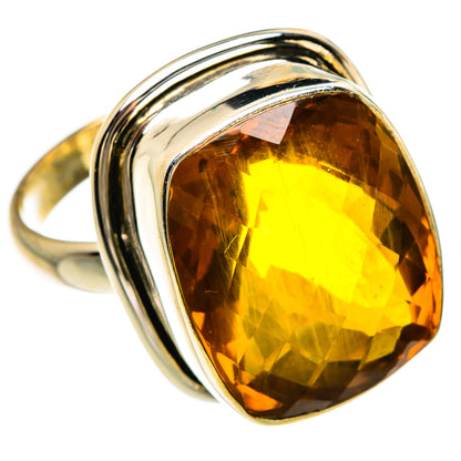 Mandarin Citrine Rings handcrafted by Ana Silver Co - RING83462