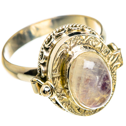 Rainbow Moonstone Rings handcrafted by Ana Silver Co - RING83474