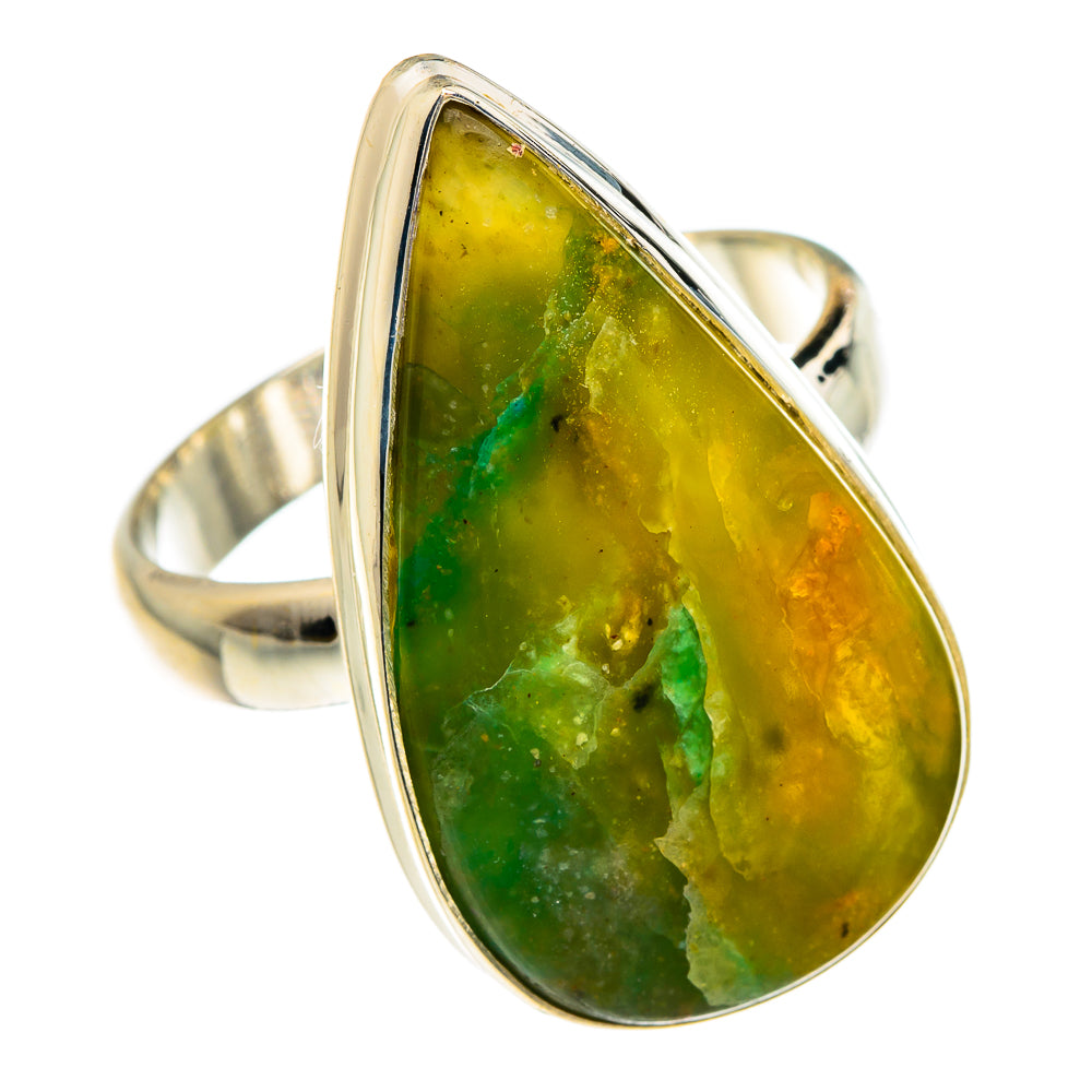 Peruvian Opal Rings handcrafted by Ana Silver Co - RING83477
