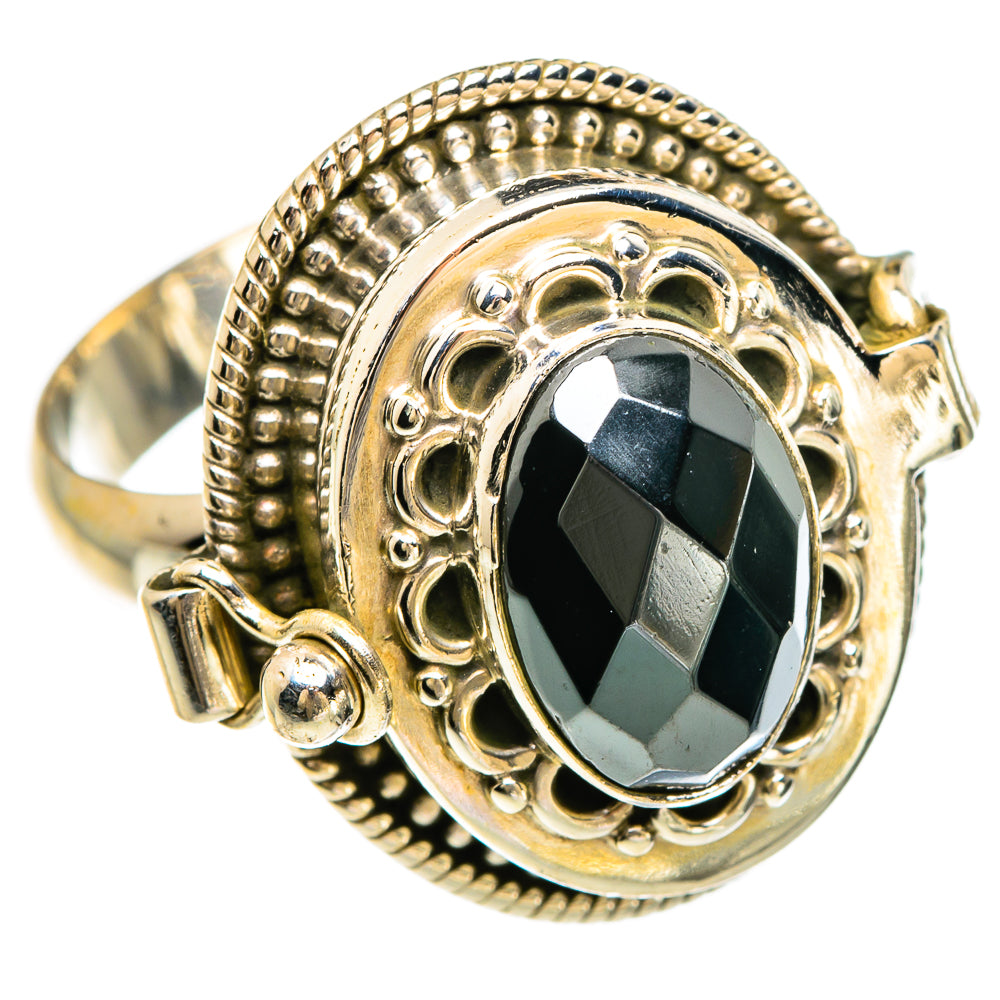 Hematite Rings handcrafted by Ana Silver Co - RING83481