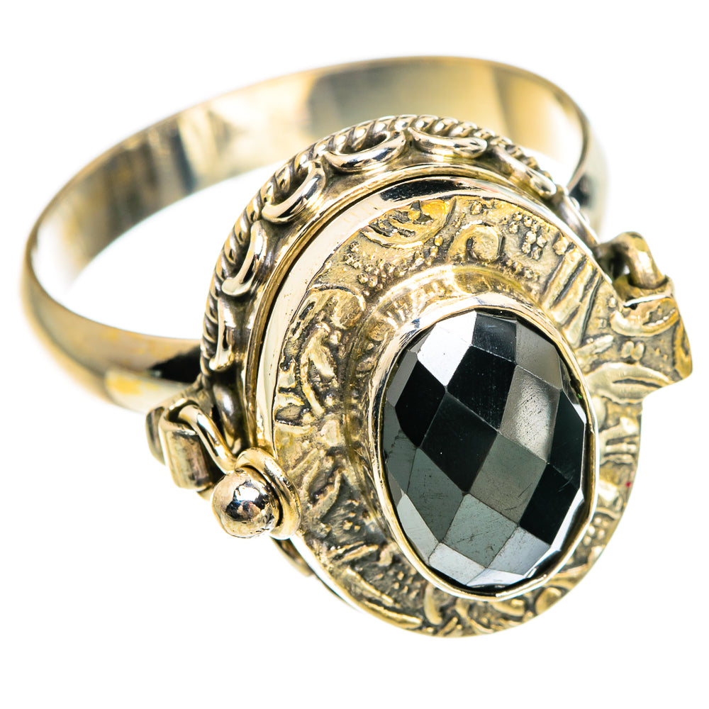 Hematite Rings handcrafted by Ana Silver Co - RING83482