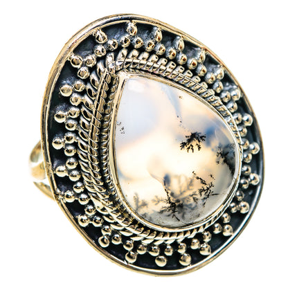 Dendritic Opal Rings handcrafted by Ana Silver Co - RING83514