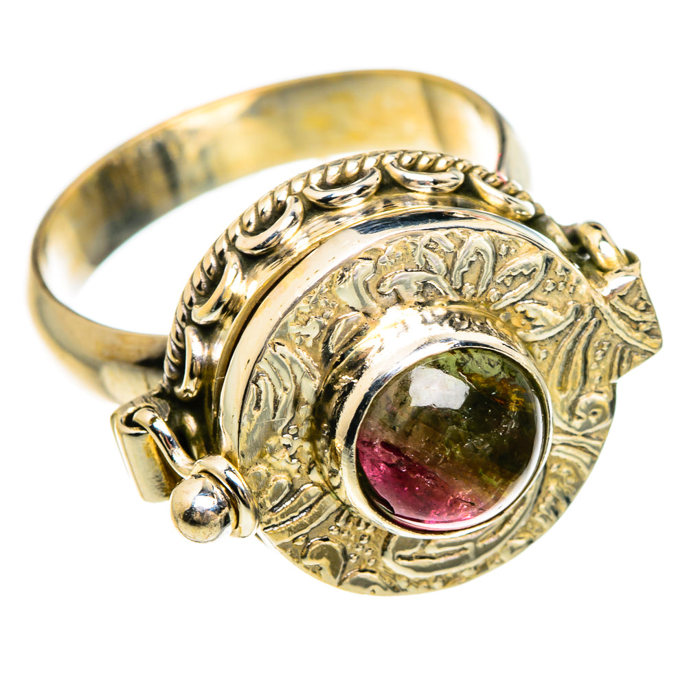 Watermelon Tourmaline Rings handcrafted by Ana Silver Co - RING83516