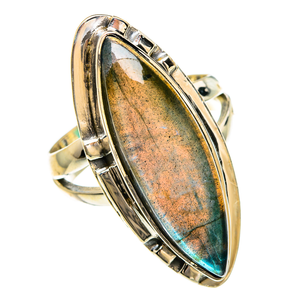 Labradorite Rings handcrafted by Ana Silver Co - RING83528