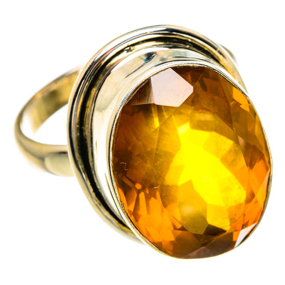 Mandarin Citrine Rings handcrafted by Ana Silver Co - RING83541