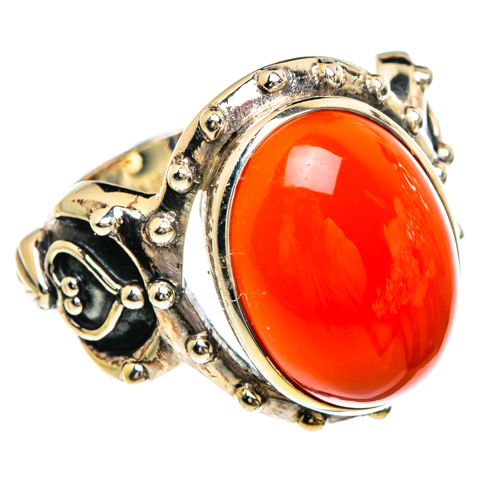 Carnelian Rings handcrafted by Ana Silver Co - RING83576
