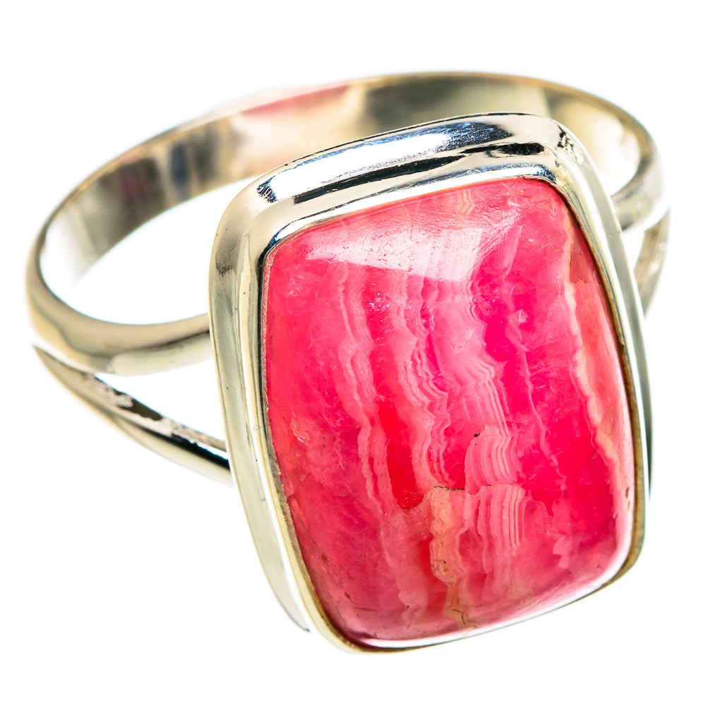 Rhodochrosite Rings handcrafted by Ana Silver Co - RING83581