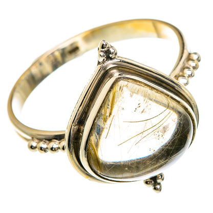 Rutilated Quartz Rings handcrafted by Ana Silver Co - RING83587