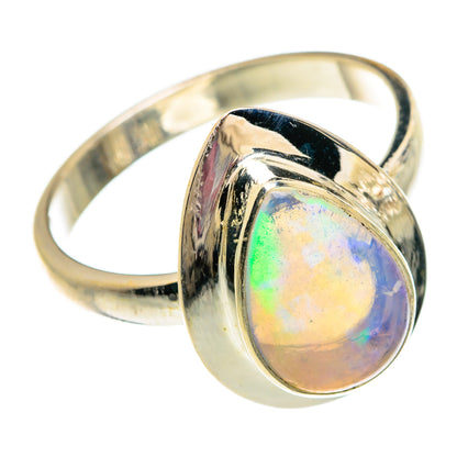 Ethiopian Opal Rings handcrafted by Ana Silver Co - RING83597