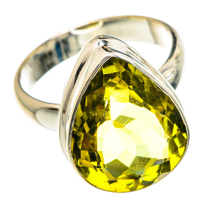 Lemon Quartz Rings handcrafted by Ana Silver Co - RING83599