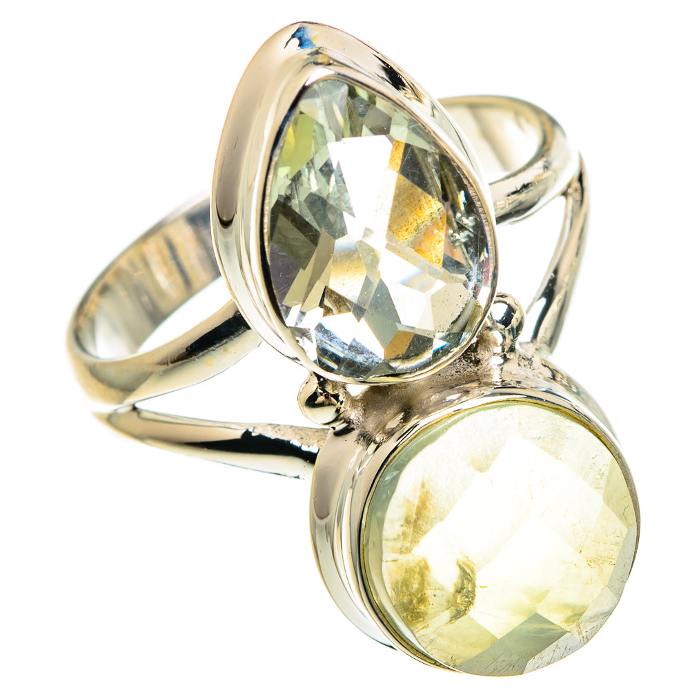 Prehnite Rings handcrafted by Ana Silver Co - RING83609