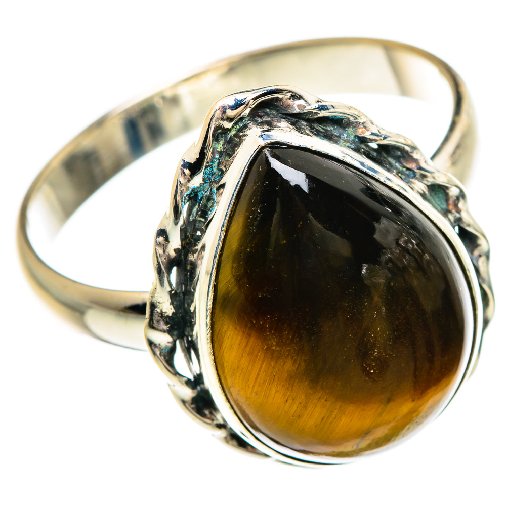Tiger Eye Rings handcrafted by Ana Silver Co - RING83611