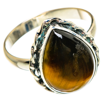 Tiger Eye Rings handcrafted by Ana Silver Co - RING83611