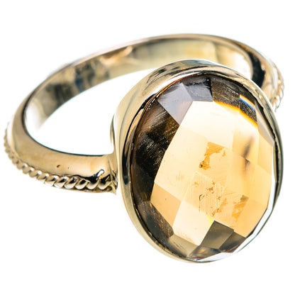 Smoky Quartz Rings handcrafted by Ana Silver Co - RING83613