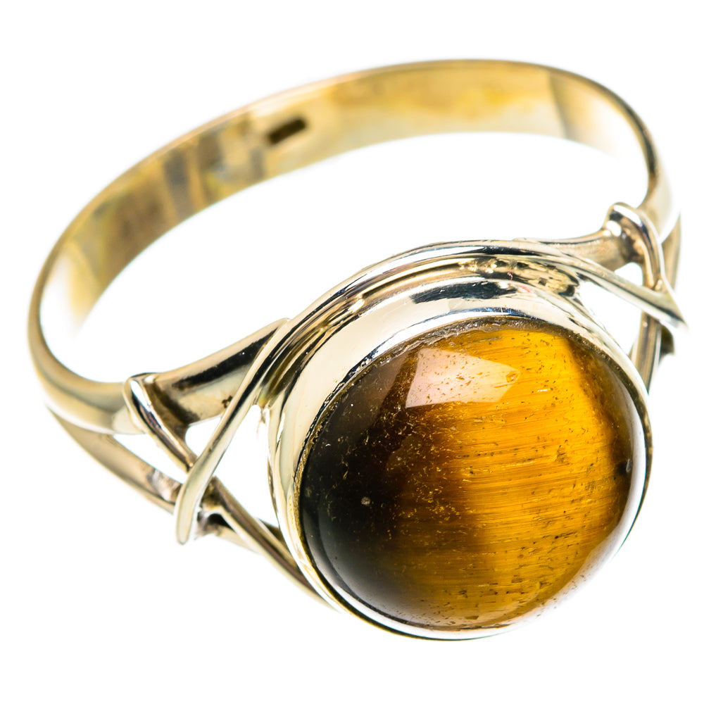 Tiger Eye Rings handcrafted by Ana Silver Co - RING83614
