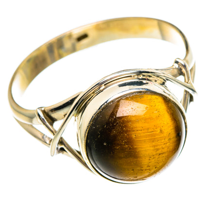 Tiger Eye Rings handcrafted by Ana Silver Co - RING83614