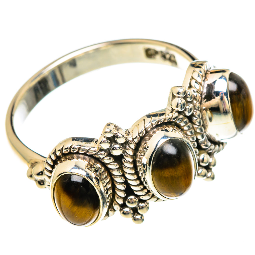 Tiger Eye Rings handcrafted by Ana Silver Co - RING83615
