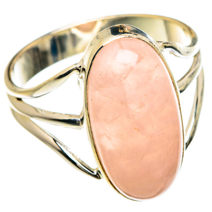 Rose Quartz Rings handcrafted by Ana Silver Co - RING83620