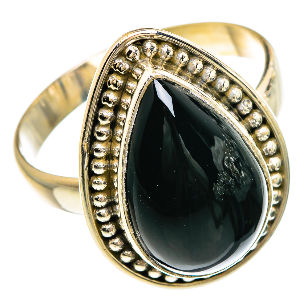 Black Onyx Rings handcrafted by Ana Silver Co - RING83630