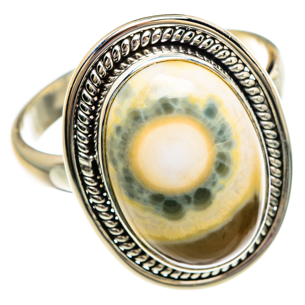 Ocean Jasper Rings handcrafted by Ana Silver Co - RING83636