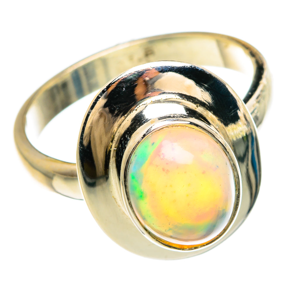 Ethiopian Opal Rings handcrafted by Ana Silver Co - RING83637
