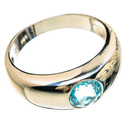 Blue Topaz Rings handcrafted by Ana Silver Co - RING83645