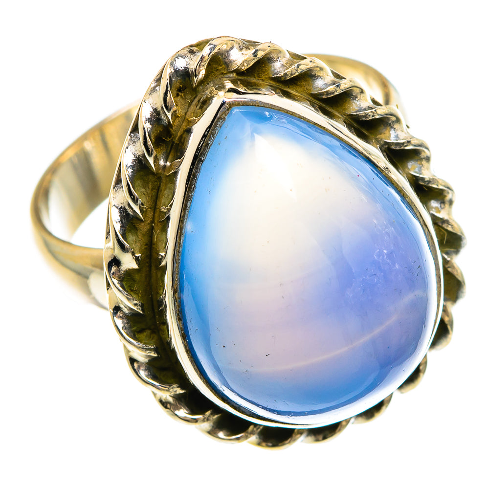 Chalcedony Rings handcrafted by Ana Silver Co - RING83646