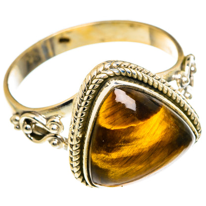 Tiger Eye Rings handcrafted by Ana Silver Co - RING83656
