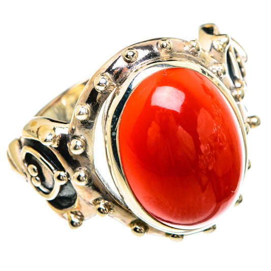 Red Onyx Rings handcrafted by Ana Silver Co - RING83659