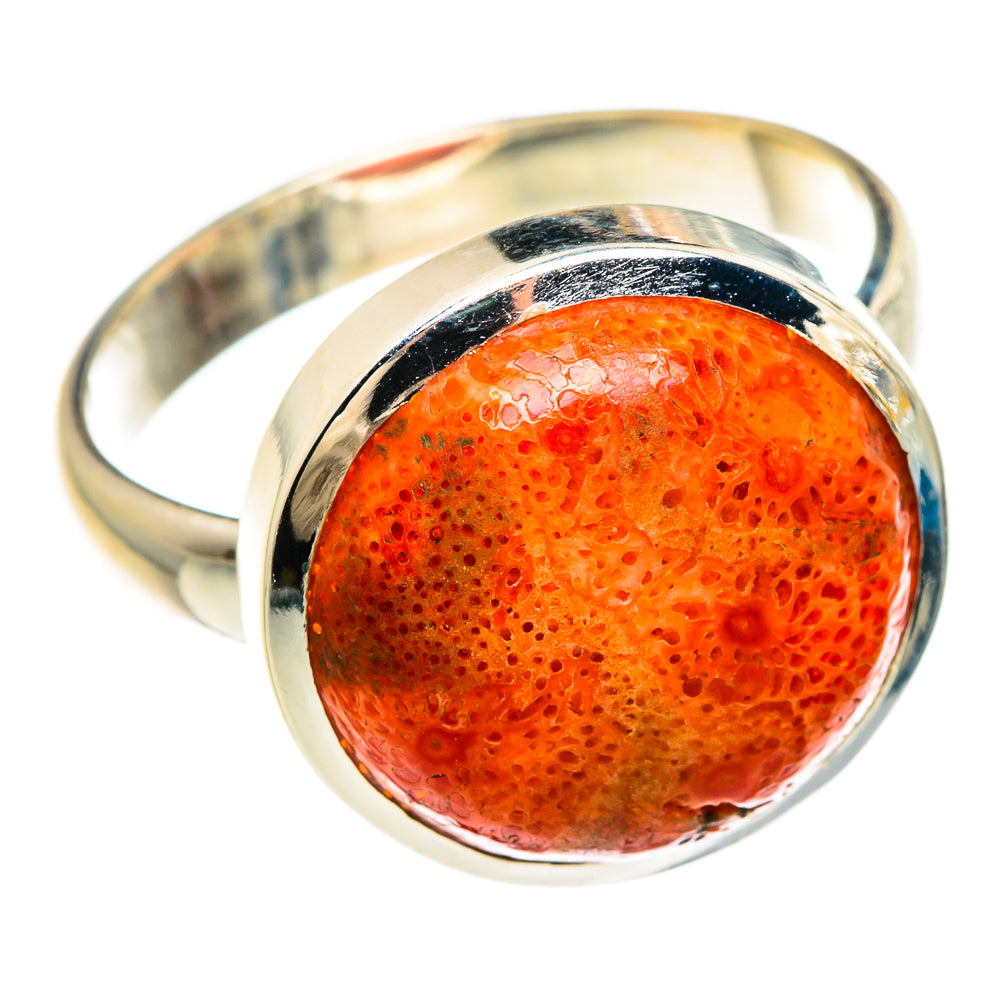 Sponge Coral Rings handcrafted by Ana Silver Co - RING83660
