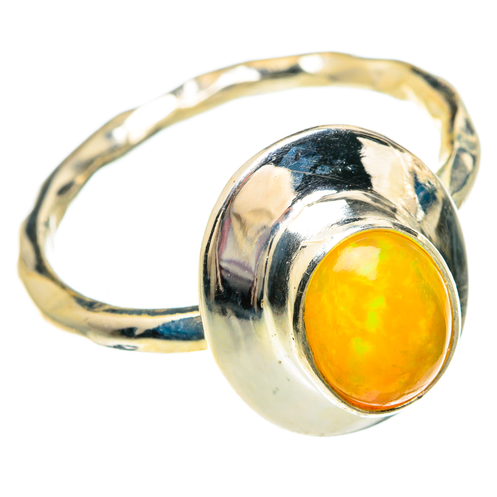 Ethiopian Opal Rings handcrafted by Ana Silver Co - RING83677
