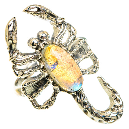 Labradorite Rings handcrafted by Ana Silver Co - RING83687