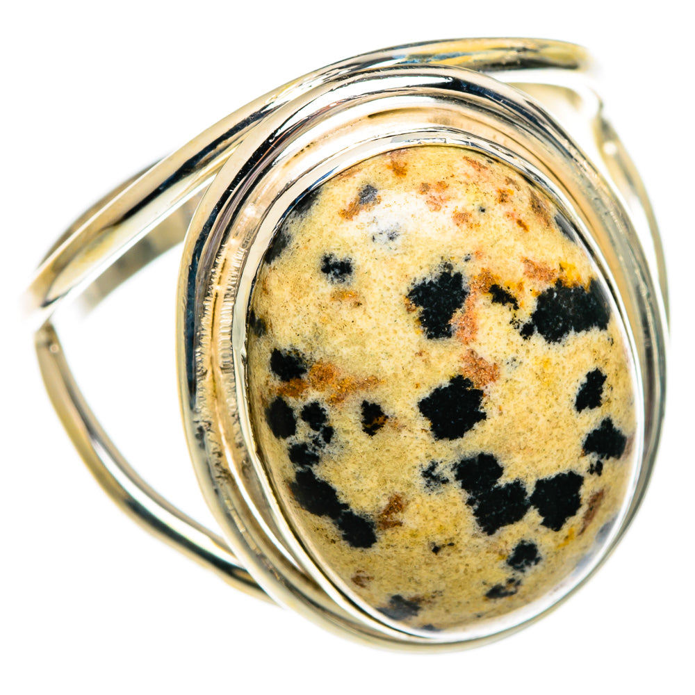 Dalmatian Jasper Rings handcrafted by Ana Silver Co - RING83692 - Photo 2