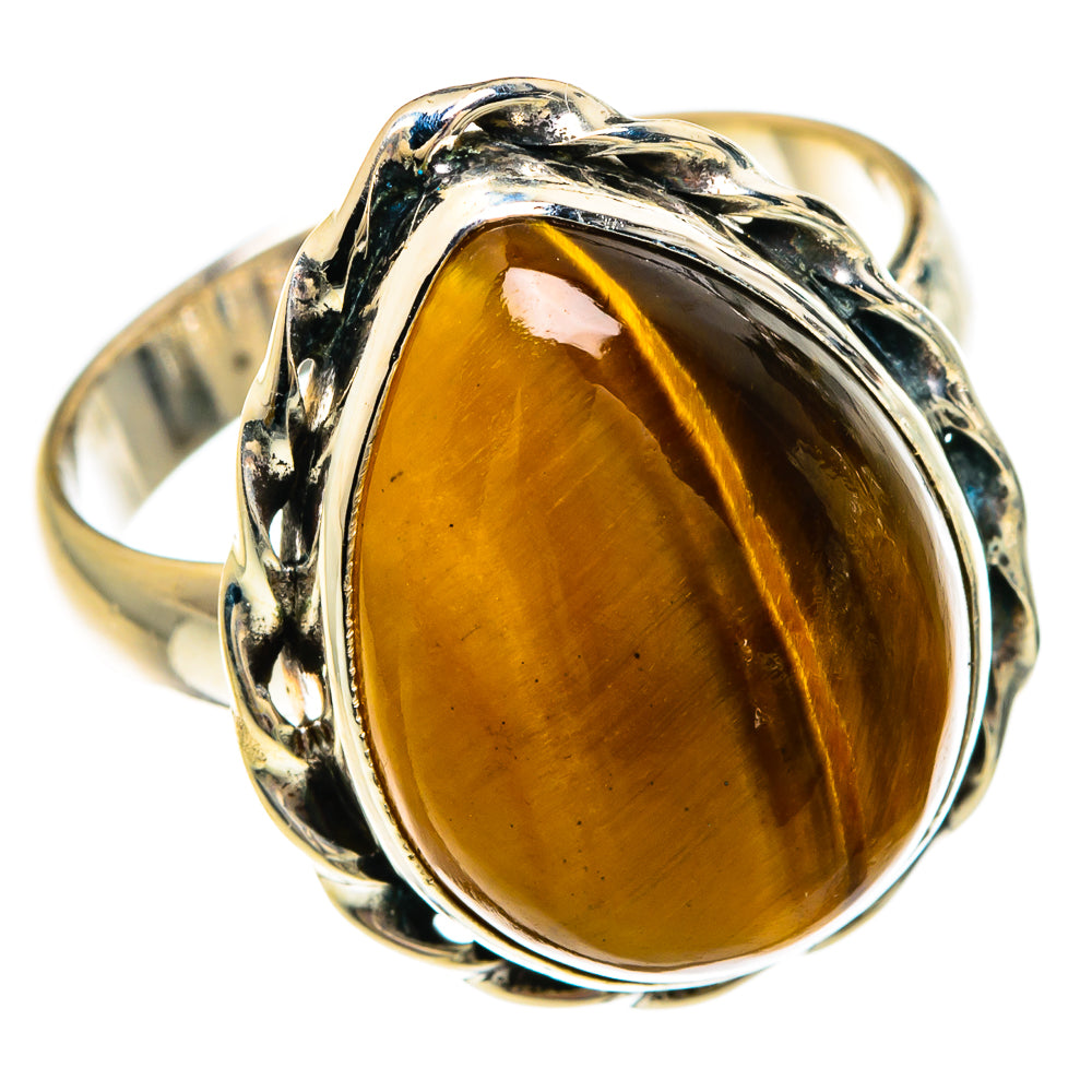 Tiger Eye Rings handcrafted by Ana Silver Co - RING83696