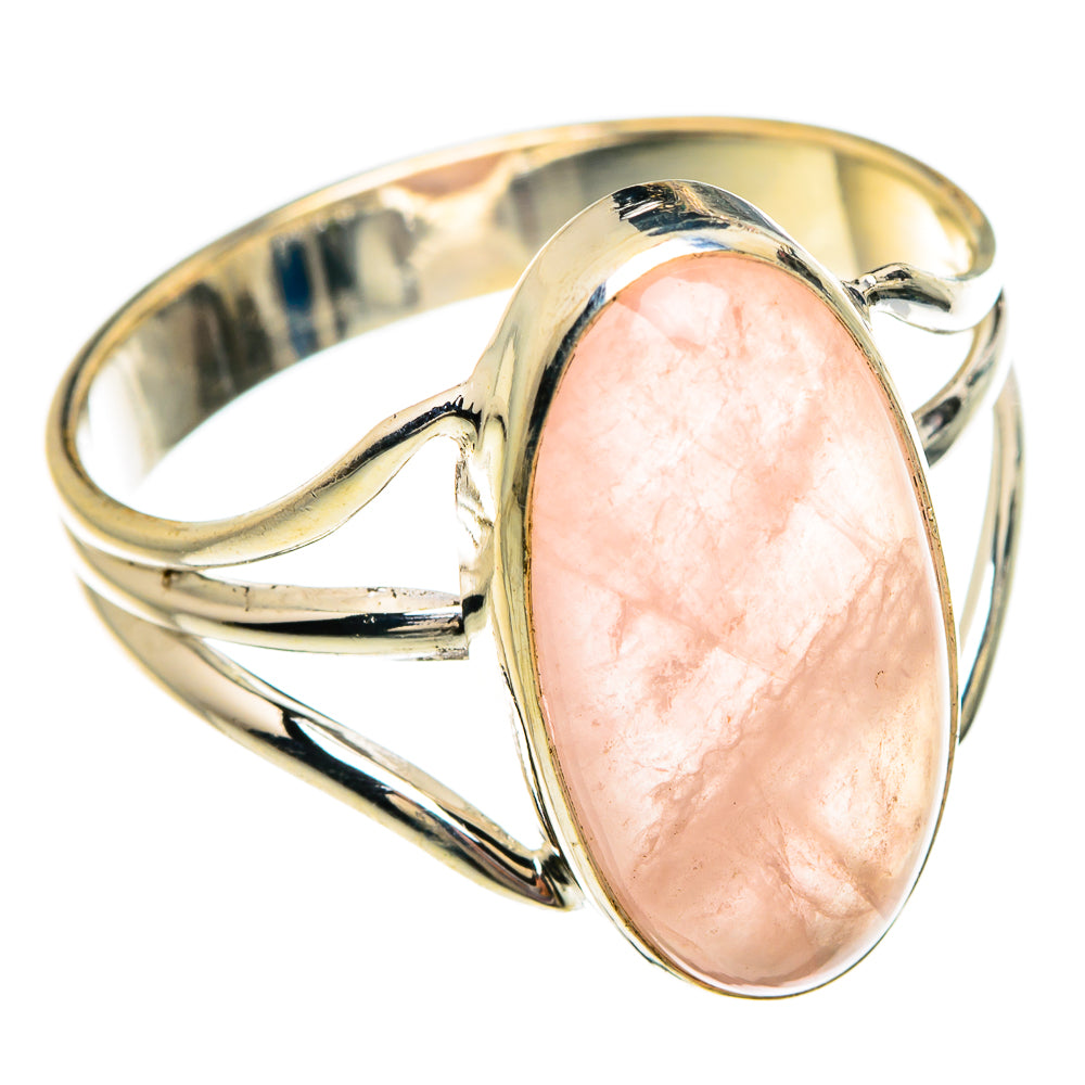 Rose Quartz Rings handcrafted by Ana Silver Co - RING83701