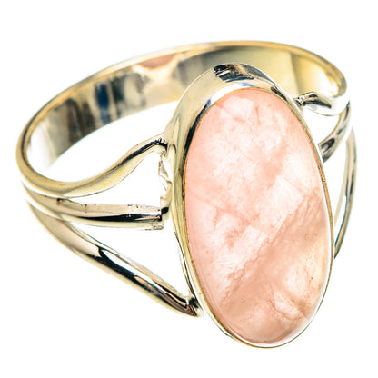 Rose Quartz Rings handcrafted by Ana Silver Co - RING83701