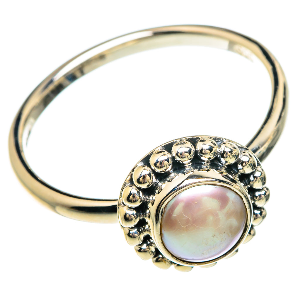 Cultured Pearl Rings handcrafted by Ana Silver Co - RING83716