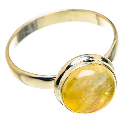 Yellow Moonstone Rings handcrafted by Ana Silver Co - RING83723