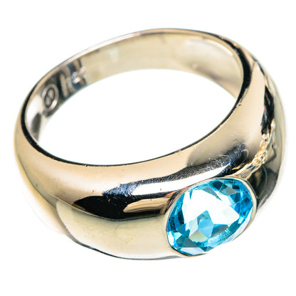Blue Topaz Rings handcrafted by Ana Silver Co - RING83725 - Photo 2