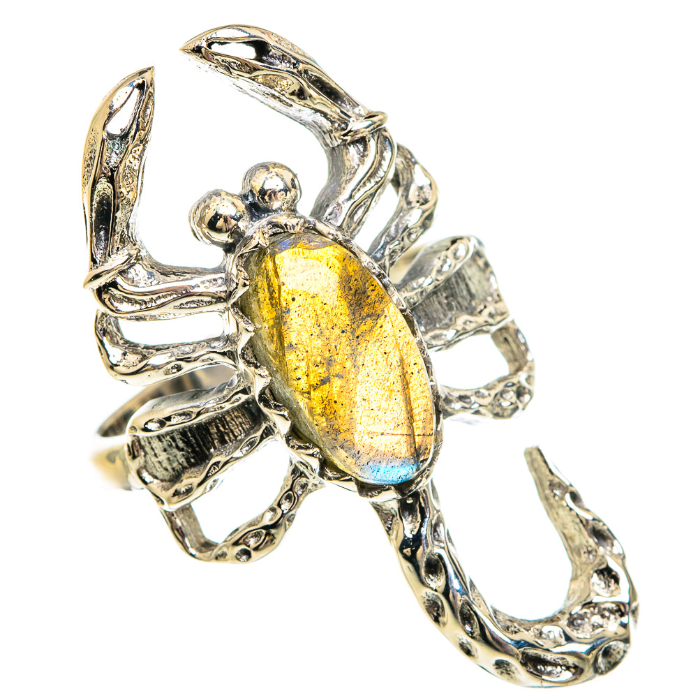 Labradorite Rings handcrafted by Ana Silver Co - RING83728