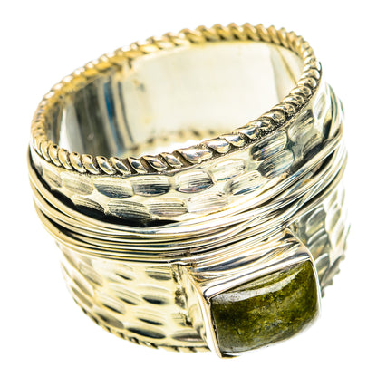 Green Jasper Rings handcrafted by Ana Silver Co - RING83731